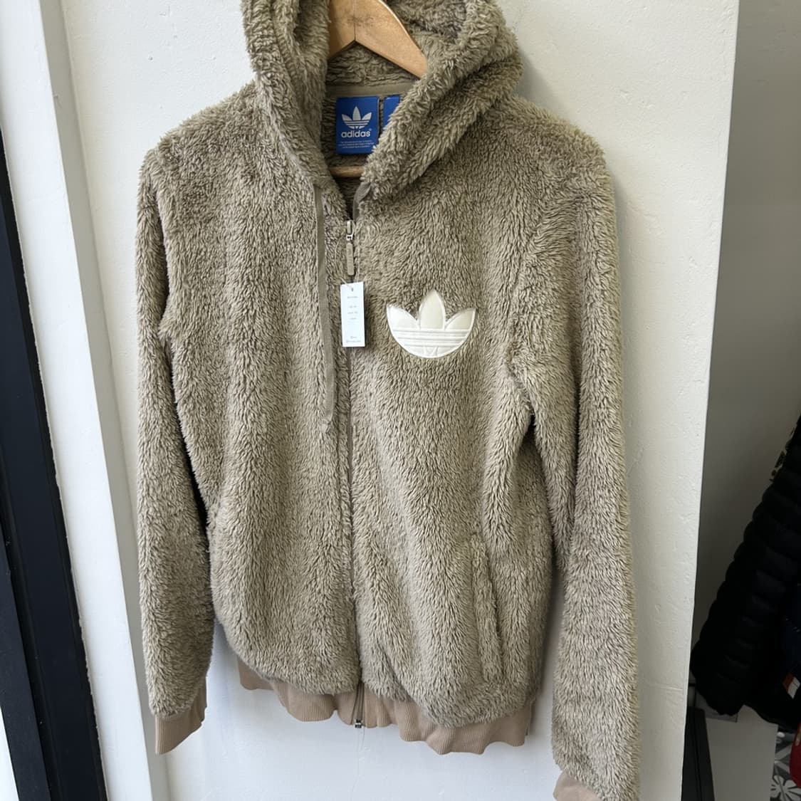 15674 - 아디다스 빅로고 플리스 후드 집업 상품이미지2