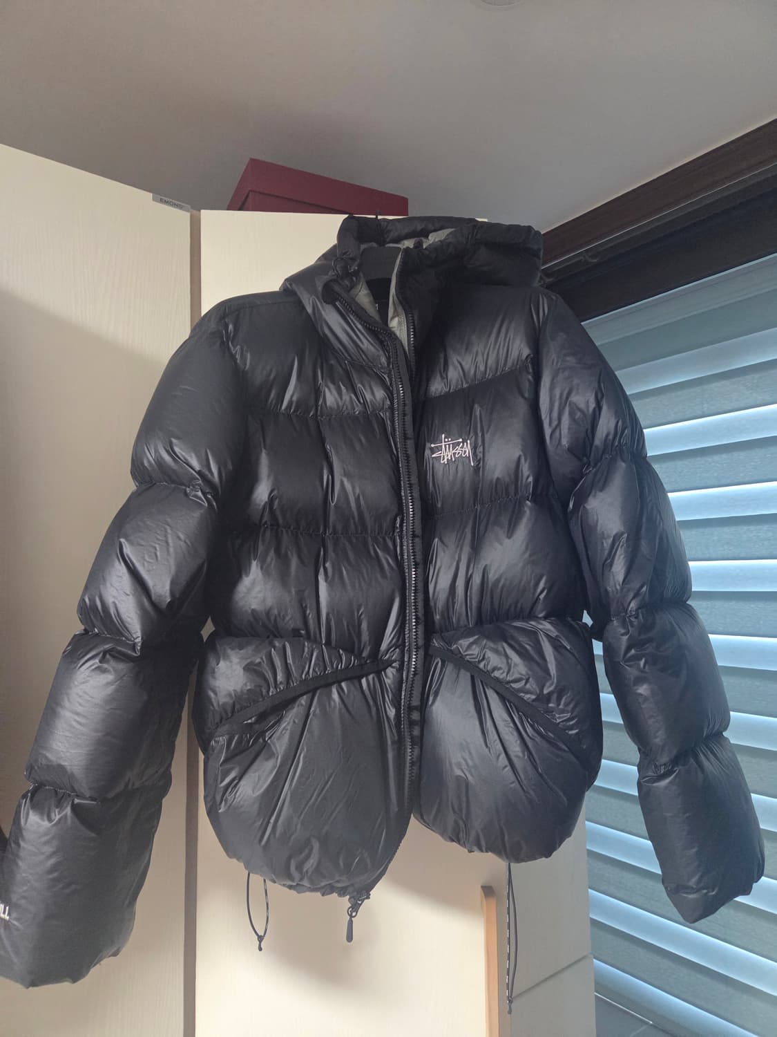 스투시 마이크로 립스탑 패딩 M 팝니다 상품이미지1