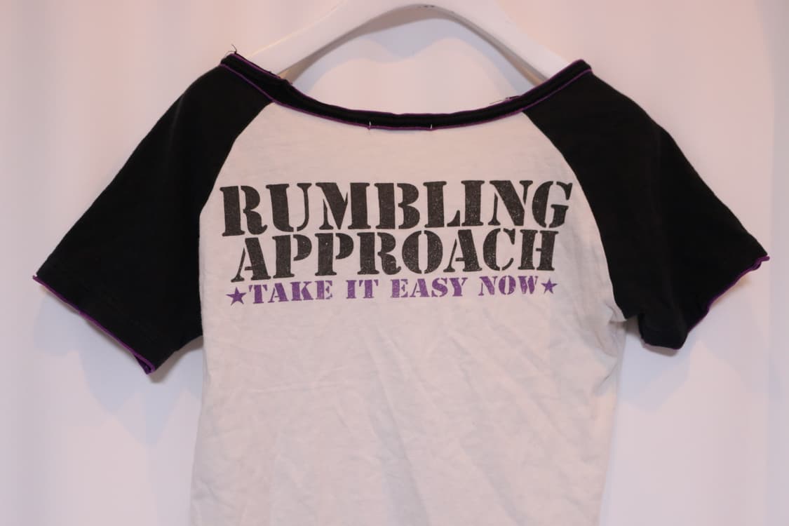 갸루 프린팅 반팔 빈티지 상품이미지3