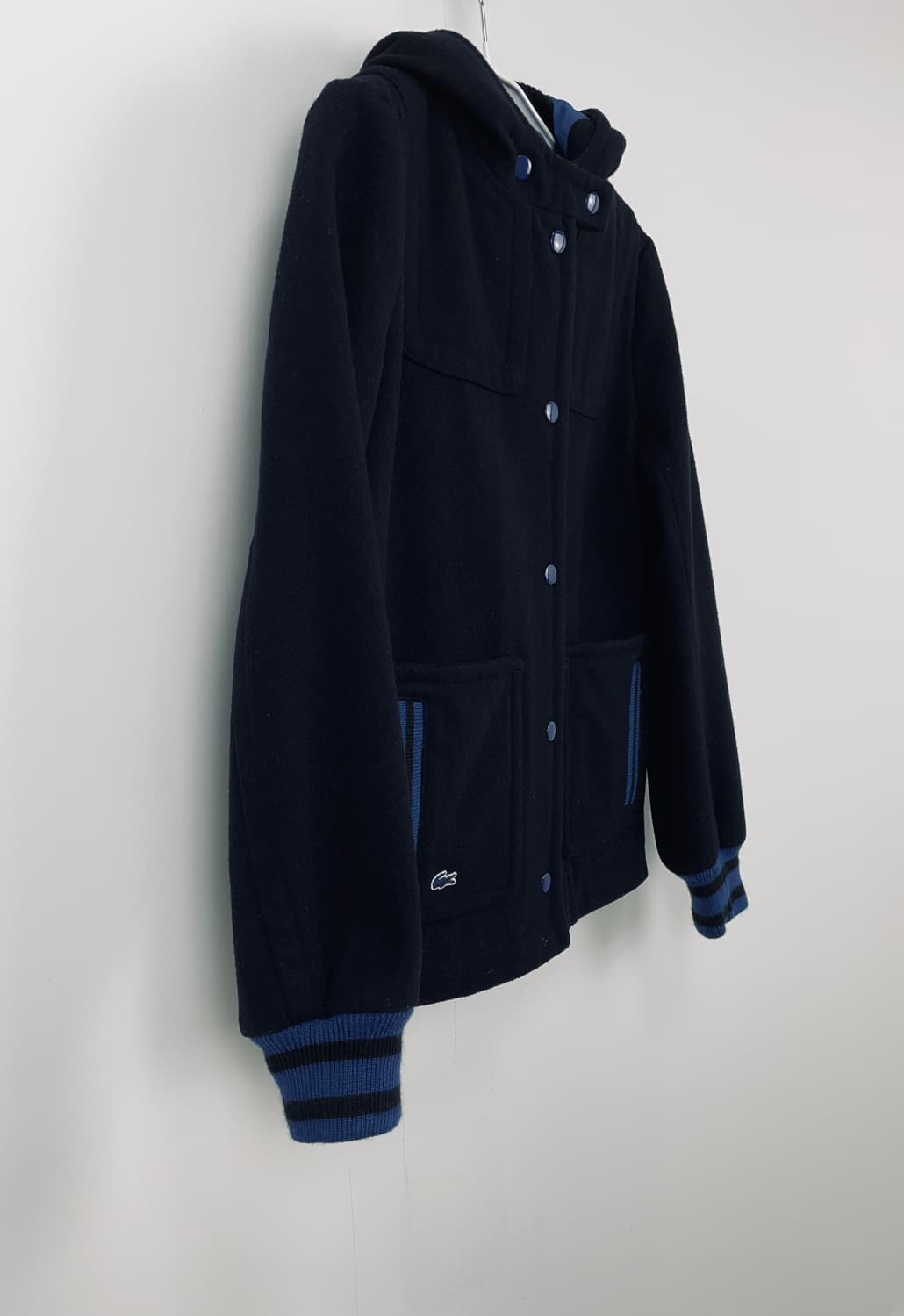 라코스테 라이브(Lacoste L!VE) 울 블렌드 후드 코트 상품이미지4