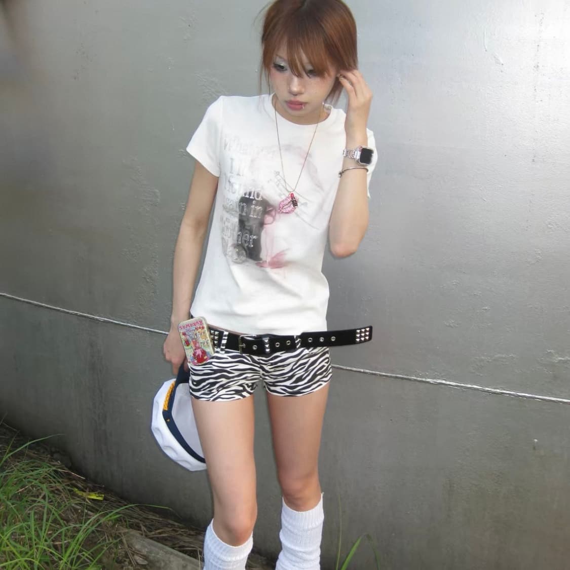 wase 큐빅 반팔티 상품이미지2