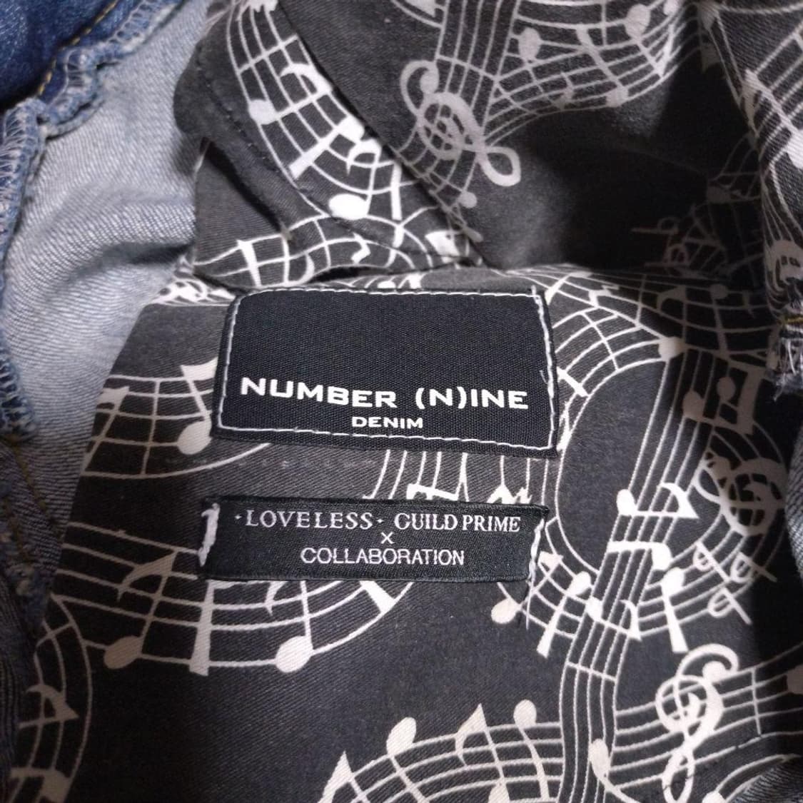 넘버나인 LOVELESS GUILD PRIME 페인트 가공 데님 팬츠 상품이미지7