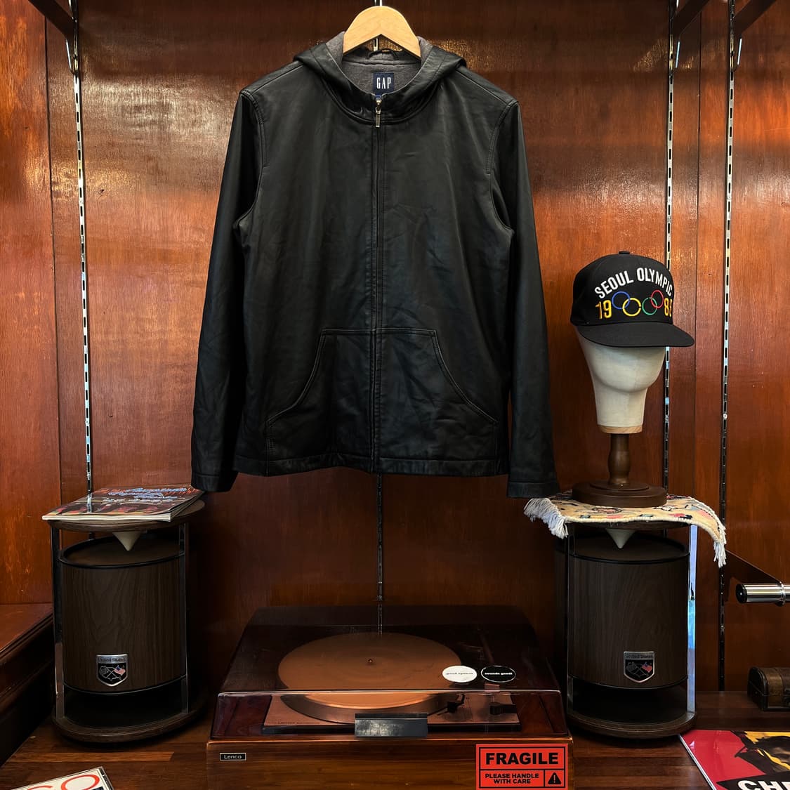 00‘s 올드갭 램스킨 후드 자켓  [ 95 ] 상품이미지2