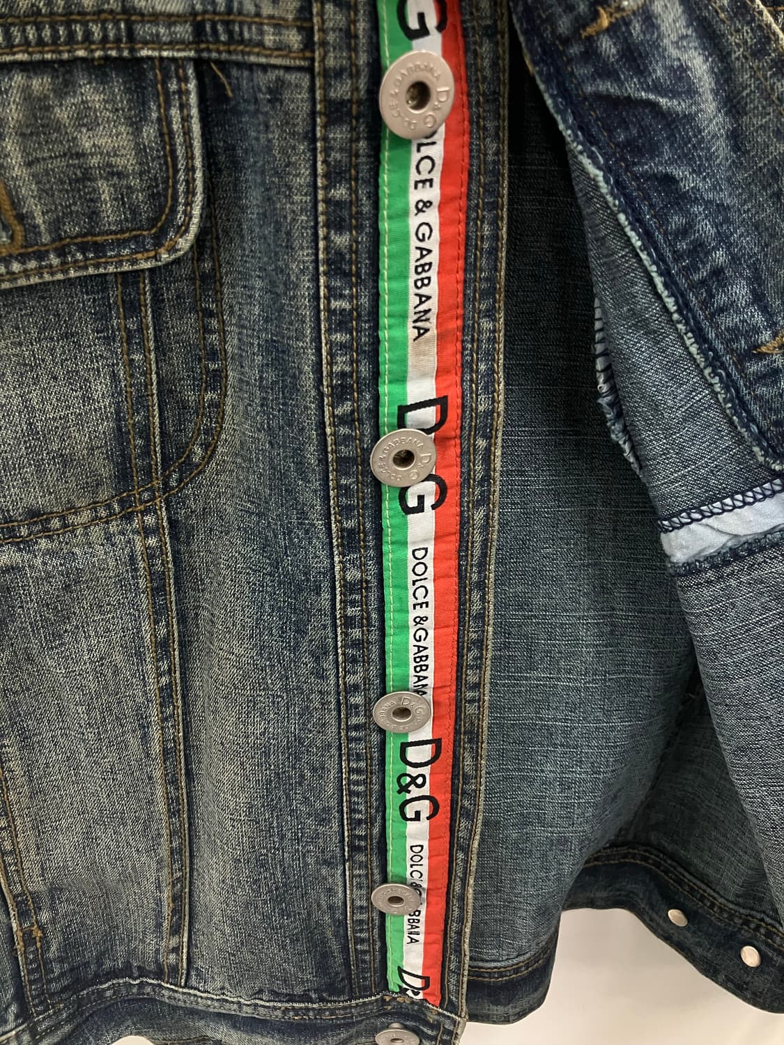 D&G 돌체앤가바나 데님 자켓 M 상품이미지7