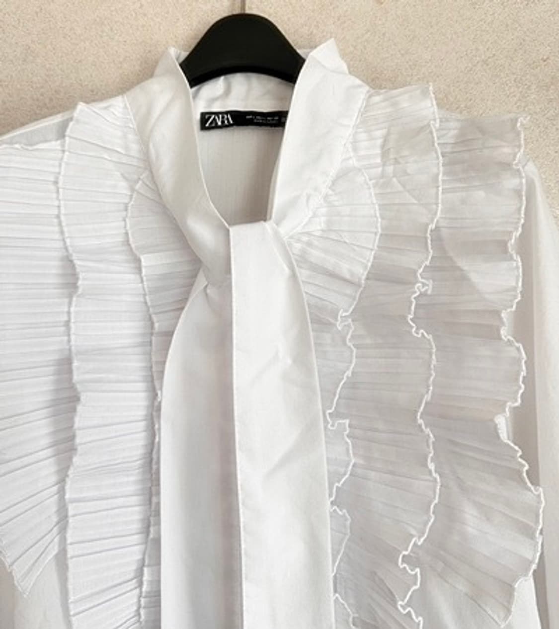 새) 자라 크롭 프릴 블라우스  상품이미지4