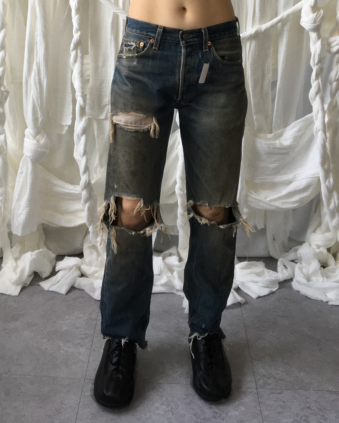 Levis 501 damage denim pants 상품이미지9