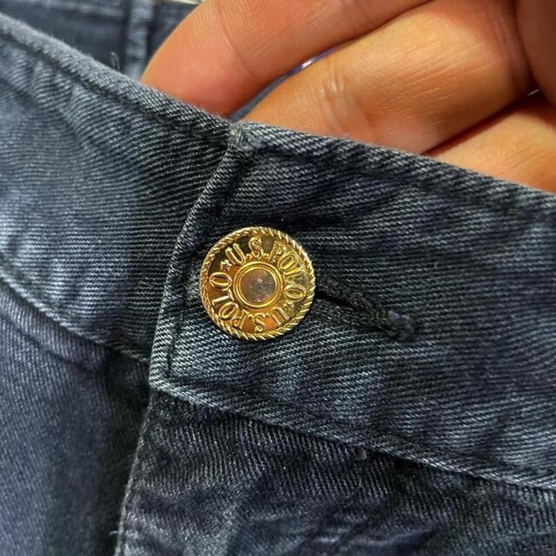 90s 랄프로렌 소프트 플렉스 블랙진 (32)  상품이미지3