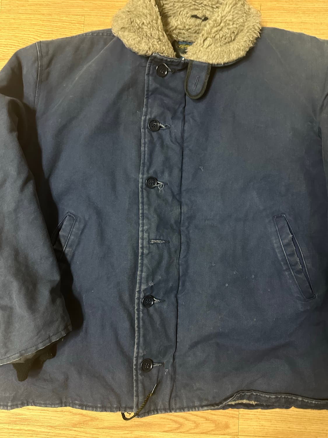 80s 스피왁 골든플리스 n-1 덱 자켓 L usa 상품이미지2