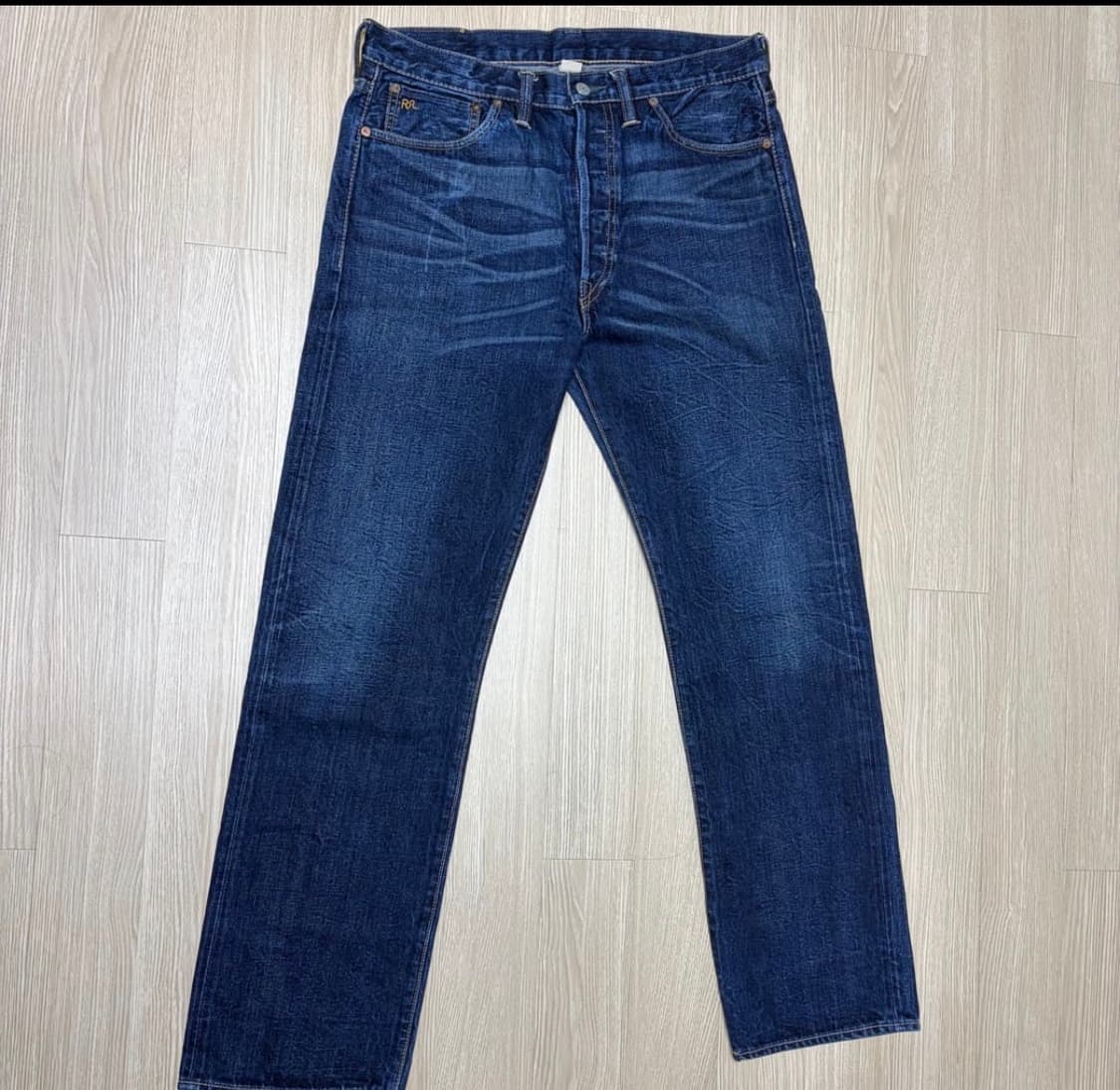 [34x32] RRL 셀비지 스트레이트 데님 made in usa 상품이미지1