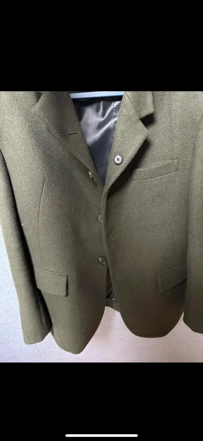 Stu 그린 체크 블레이저 샘플 상품이미지2