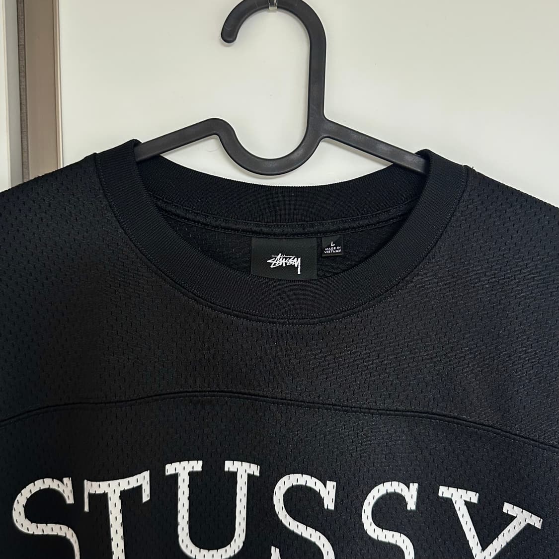 스투시 4x4 메쉬 풋볼 저지 블랙 L사이즈 상품이미지6