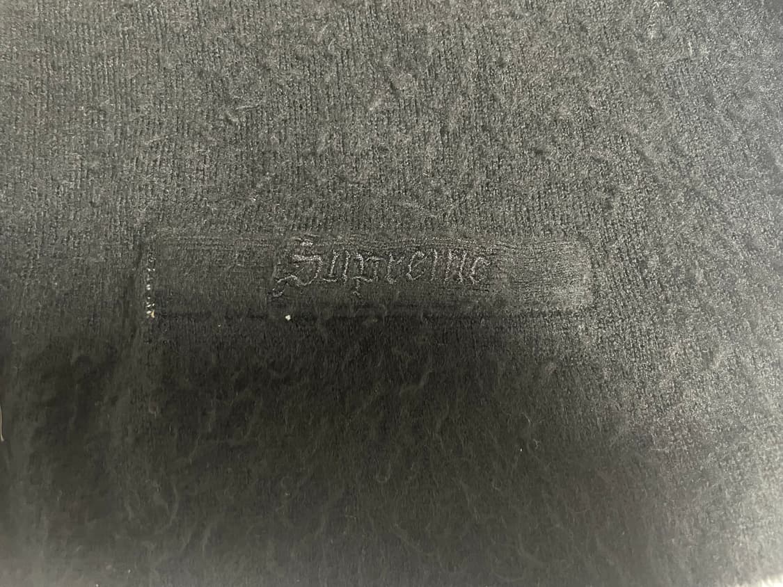 21ss 슈프림 체크보드 가디건 블랙 L 상품이미지2