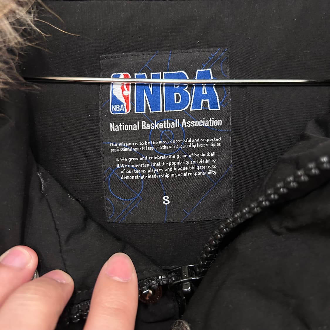 NBA 덕다운 멀티포켓 퍼 후드 쉐르파 패딩 상품이미지3