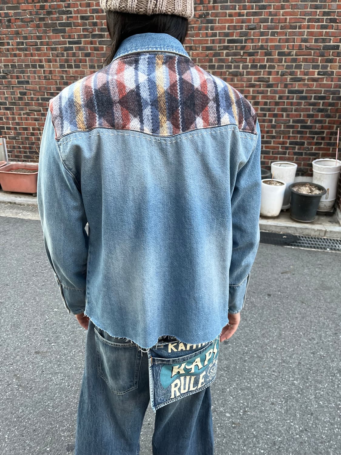 Rework western denim shirt 상품이미지10