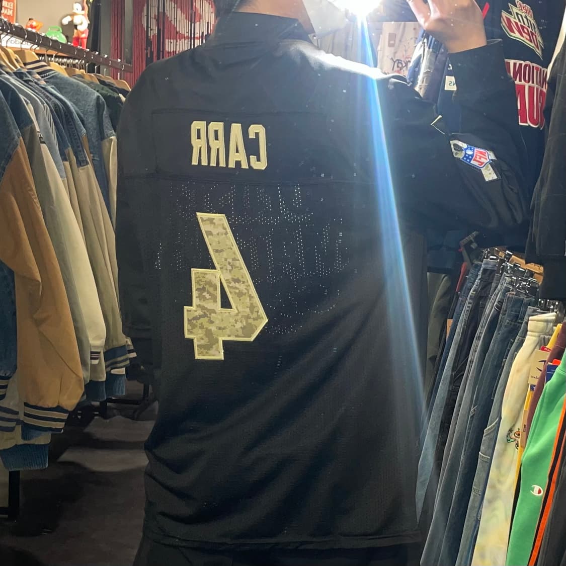 [IM] NFL X NIKE 블랙 No.CARR 반팔져지 상품이미지7