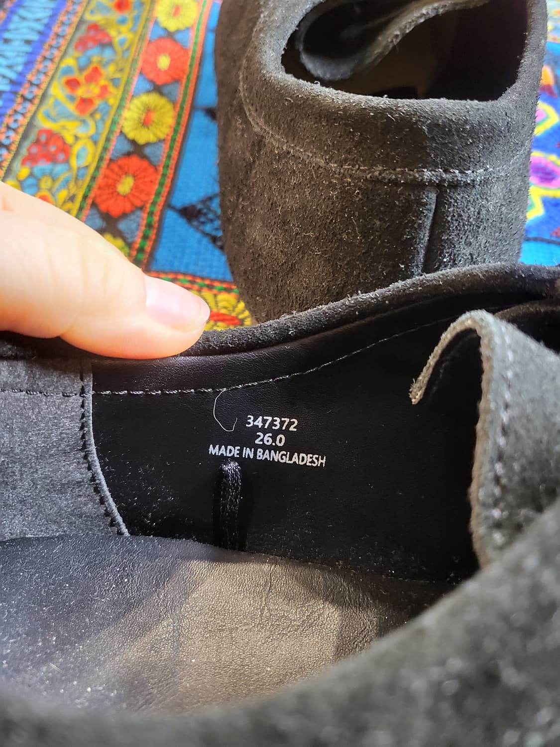 GU 리얼레더 모카신슈즈 블랙 상품이미지5