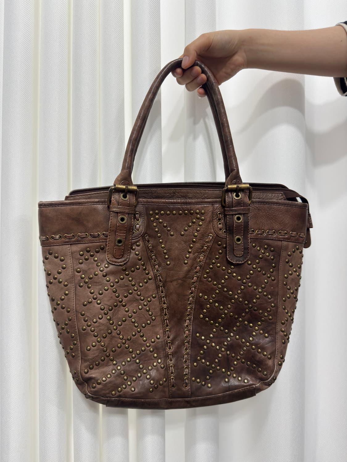 premiostud stud leather bag 상품이미지1