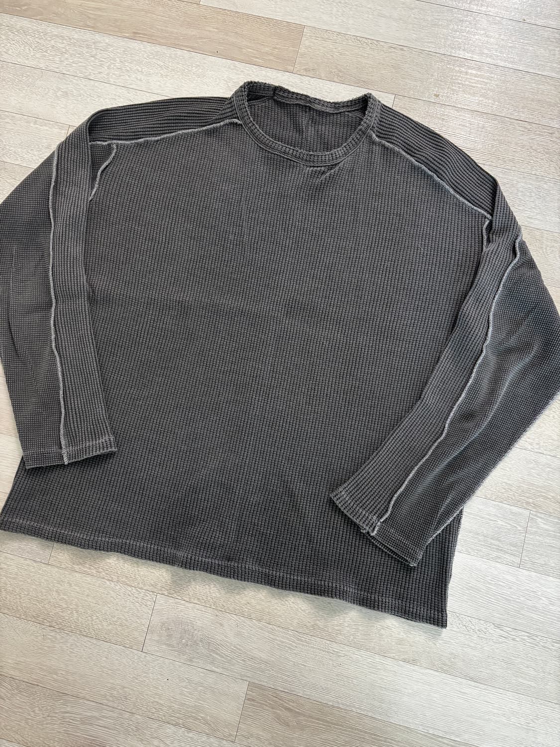 이그노타 CORE:10 WASHED LS T (CHARCOAL) 상품이미지1