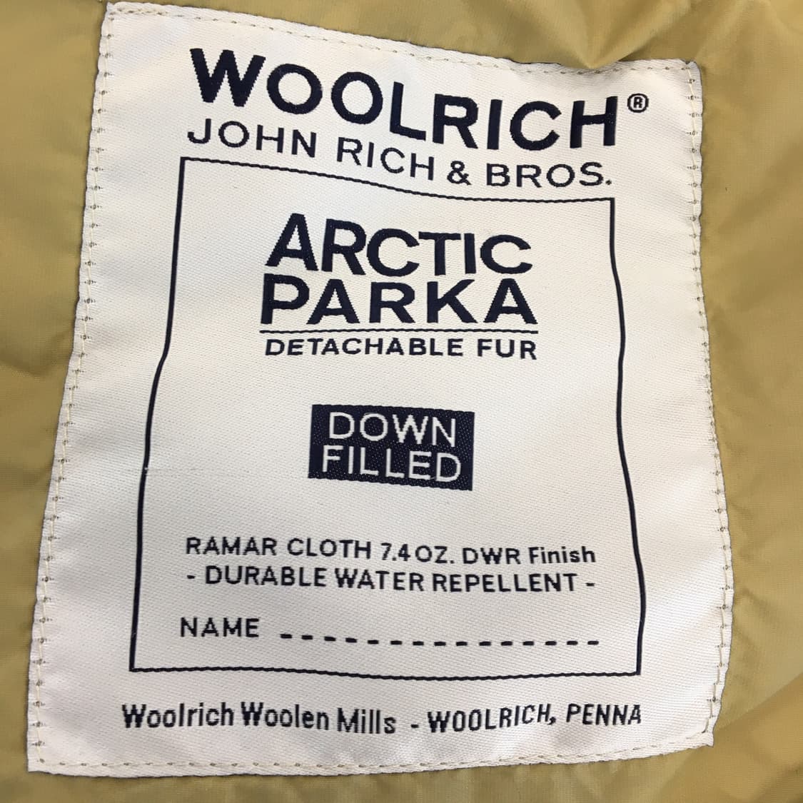 WOOLRICH 울리치(국내판) 아크릭 파카 M  상품이미지6