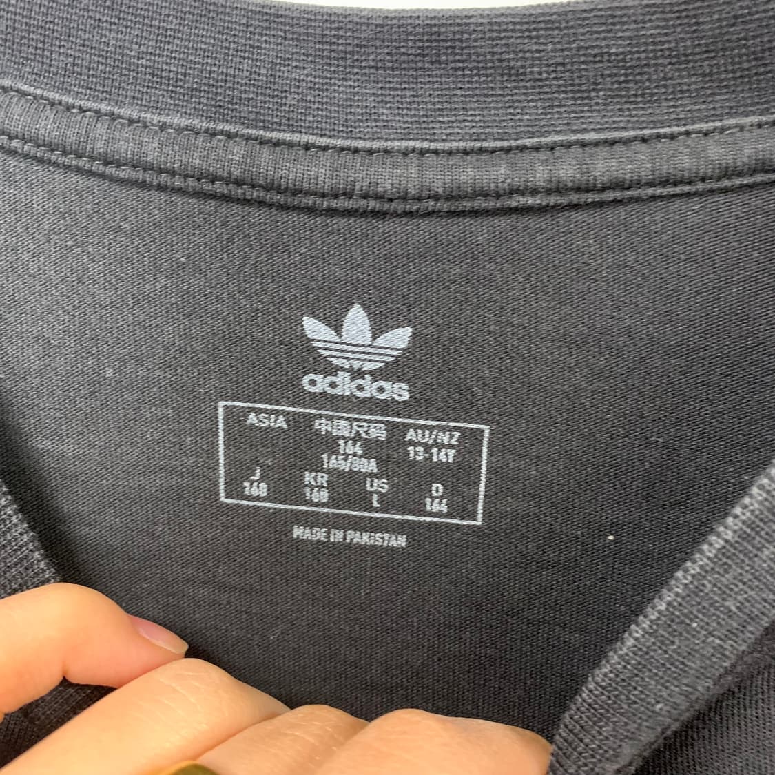 아디다스 블랙 사이드라인 롱 슬리브 상품이미지5