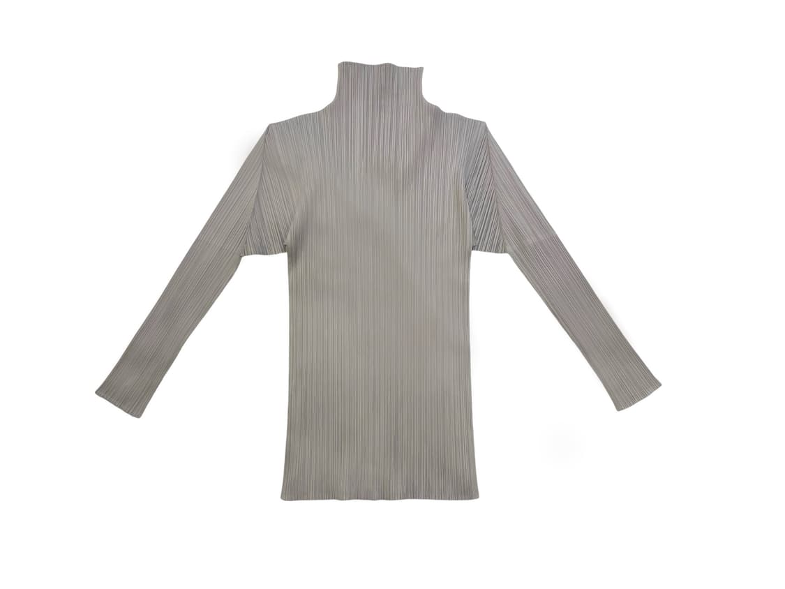 플리츠플리즈 그레이 롱 슬리브 상품이미지3