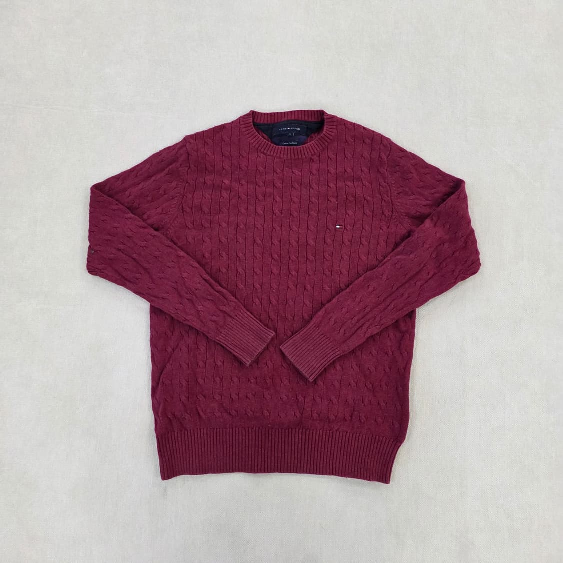 [S] 타미힐피거 케이블 울 니트 0129J2 상품이미지1