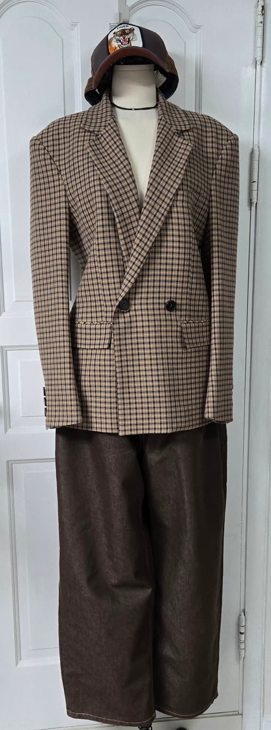 뮤제 musee 체크자켓 상품이미지1