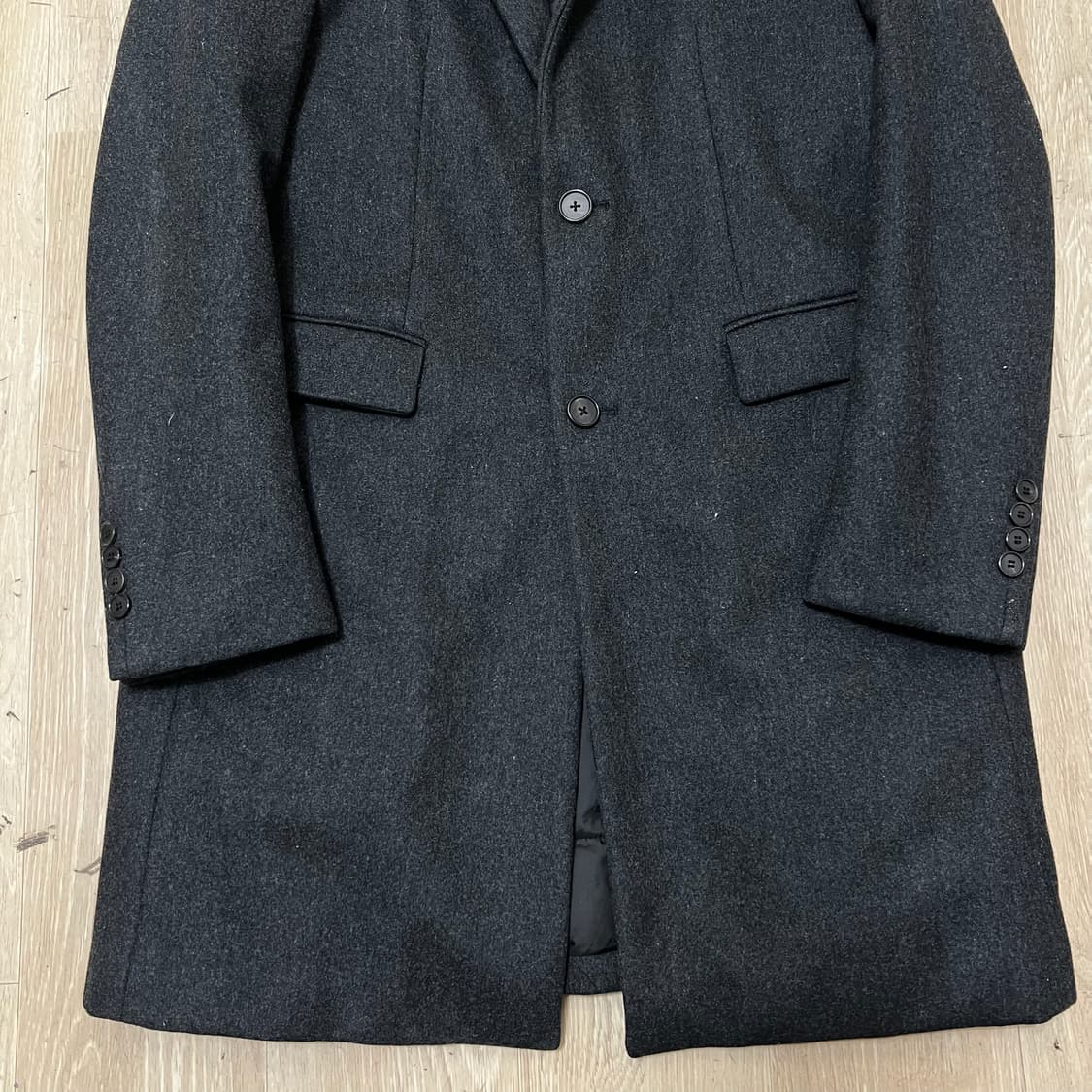 질스튜어트 뉴욕 남성 모직 안감 싱글 코트 S/90  상품이미지3