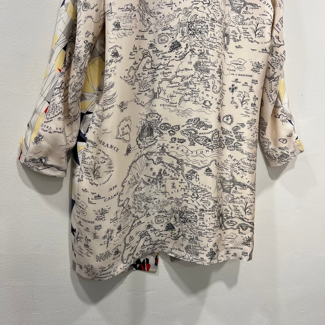 꼬르소꼬모 x La Prestic Ouiston 실크 블라우스 상품이미지7