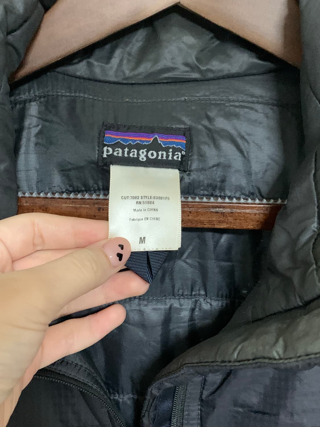 파타고니아 패딩 아노락 M 상품이미지5