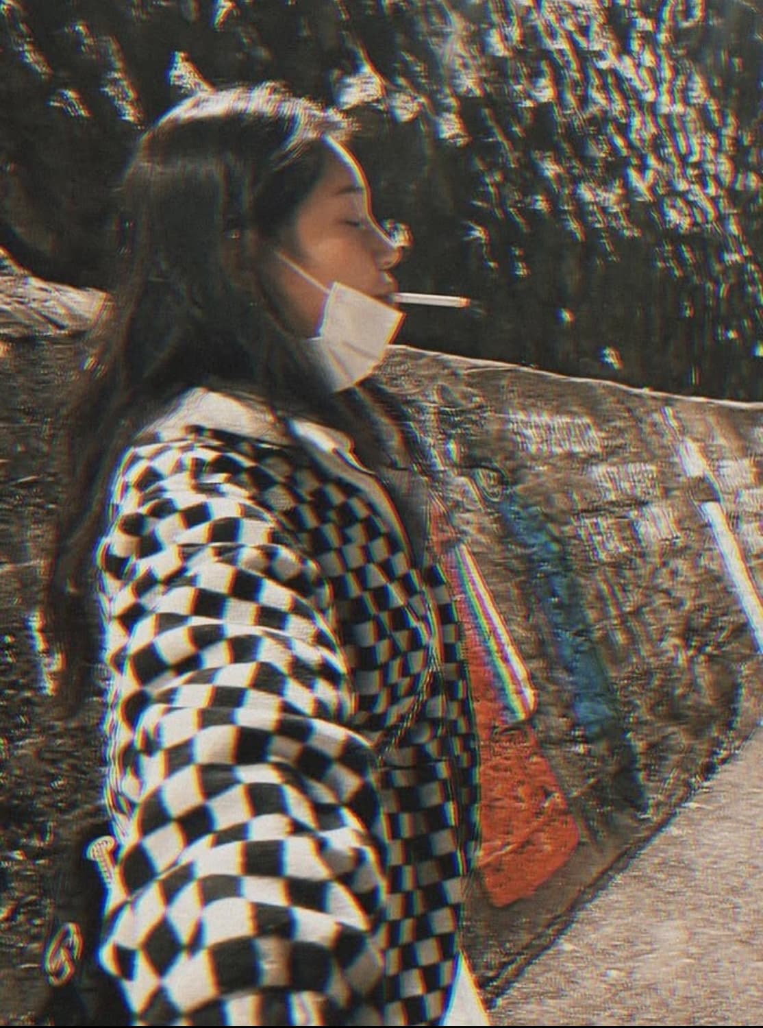 디스이즈네버댓 체커보드 체크 후리스 자켓 L 씨잼 양홍원 상품이미지7