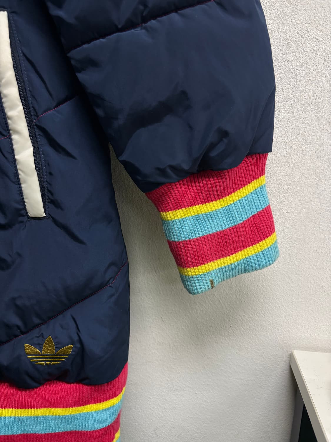 아디다스 올드스쿨 레인보우 패딩 M 상품이미지7