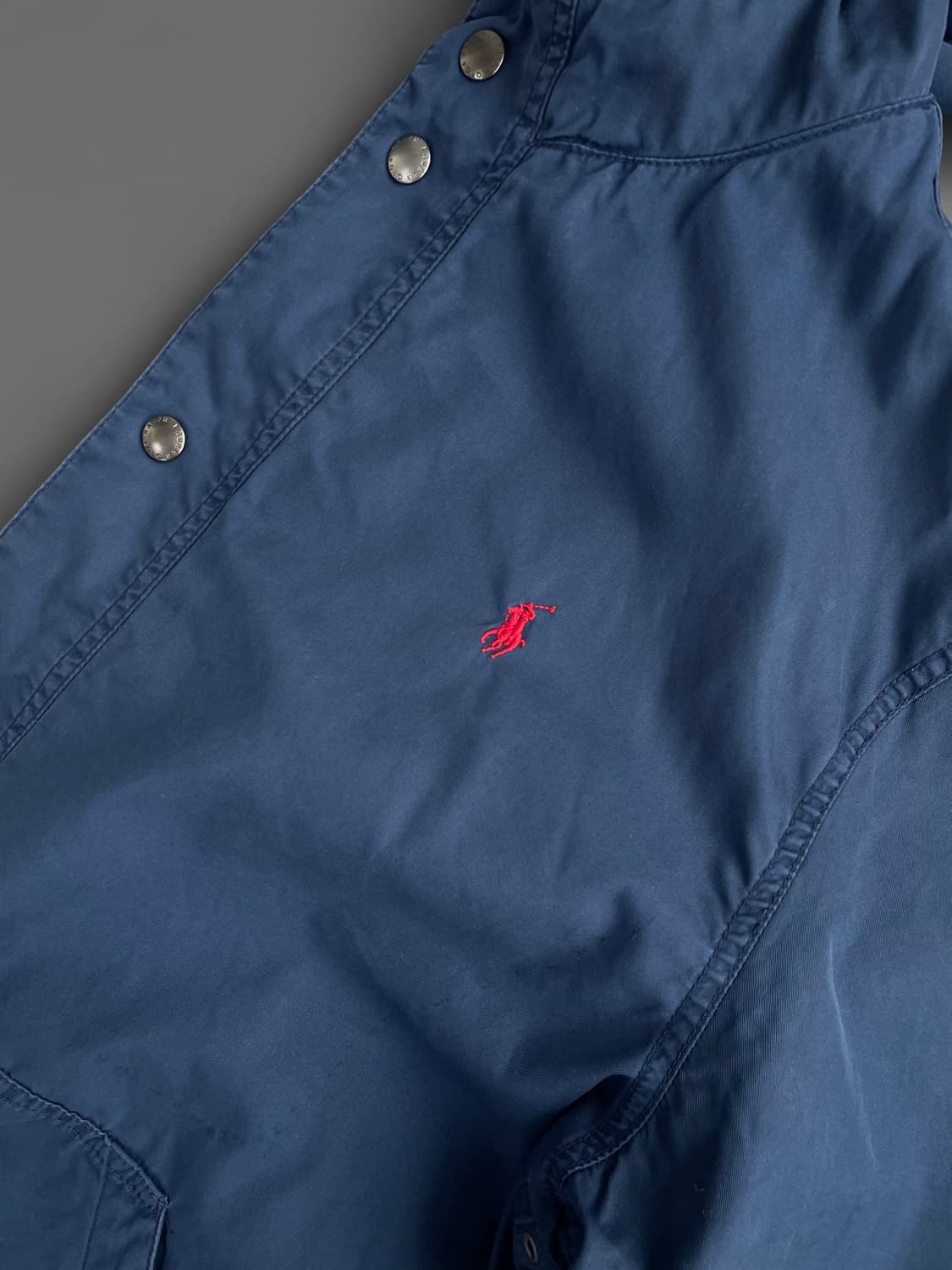 [M] 폴로 랄프로렌 자수로고 가먼트다잉 코튼 후드 자켓 상품이미지5