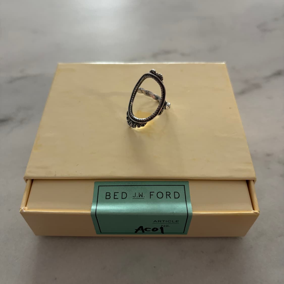 베드포드 Bed J.W. Ford 실버 925 미러 링 반지 15호 상품이미지4