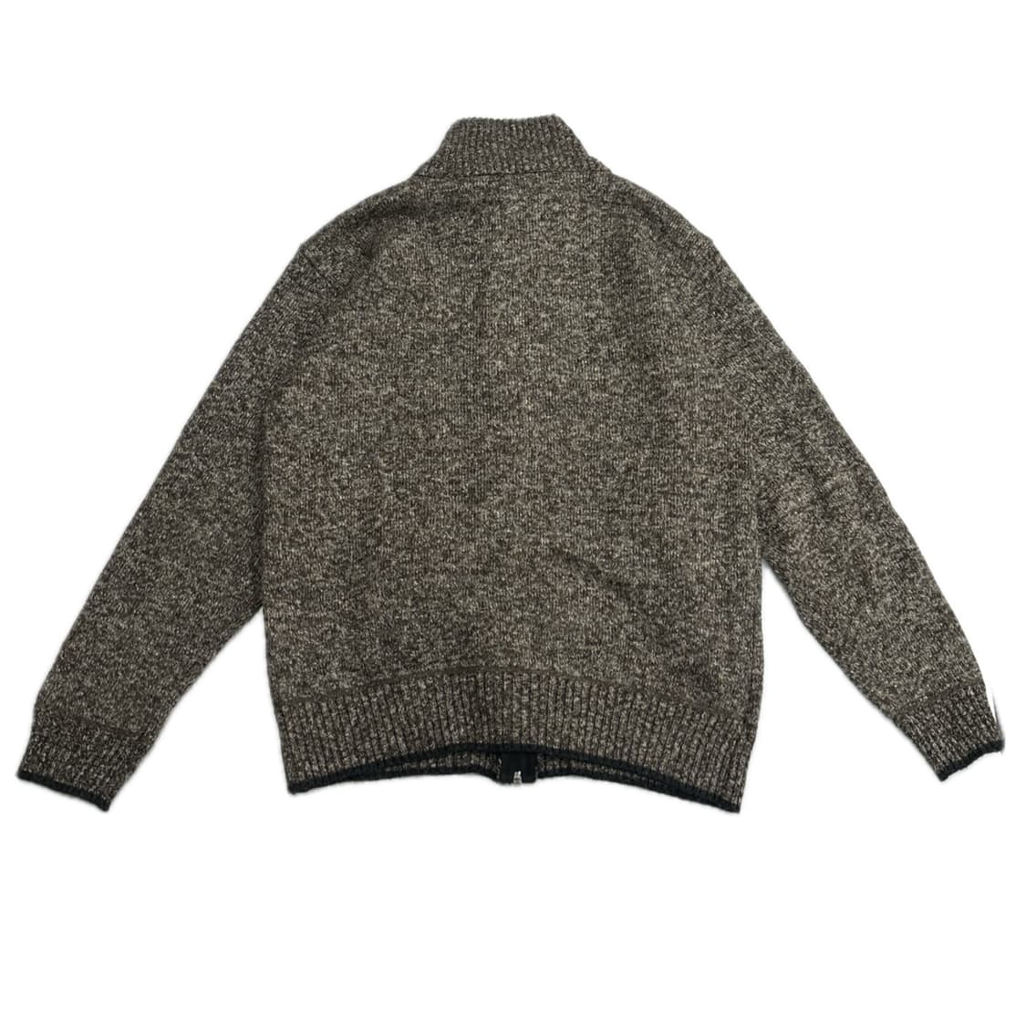 브라운 초코맛 니트 집업 가디건 핀터 일본빈티지  겨울 베이직 가디건 상품이미지3