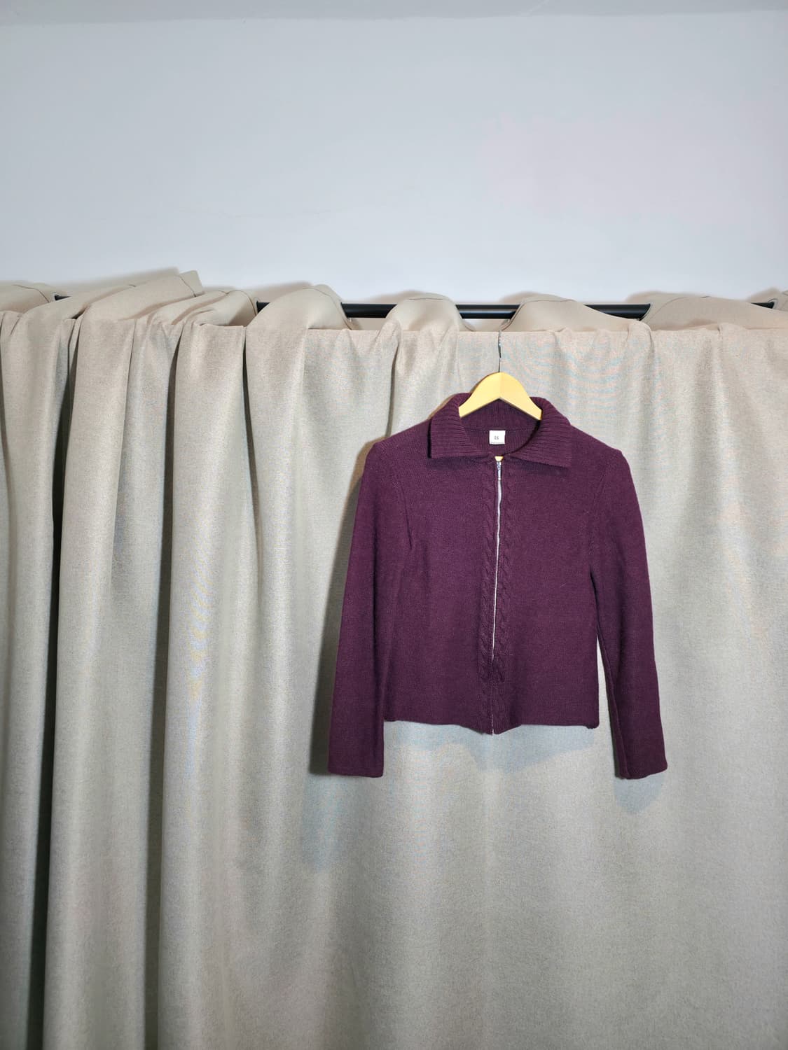  I.S sunao kuwagara zip-up knit cardigan 상품이미지1