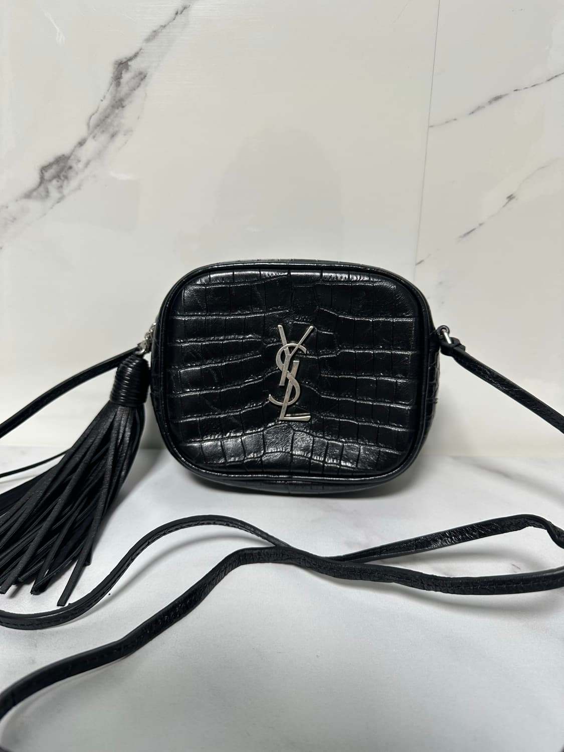 [A+ 정품] 생로랑 크로커다일 블로거 크로스백 상품이미지2