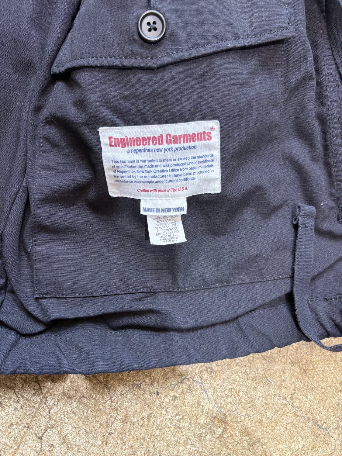 엔지니어드 가먼츠 더블 립스탑 필드 자켓 상품이미지5