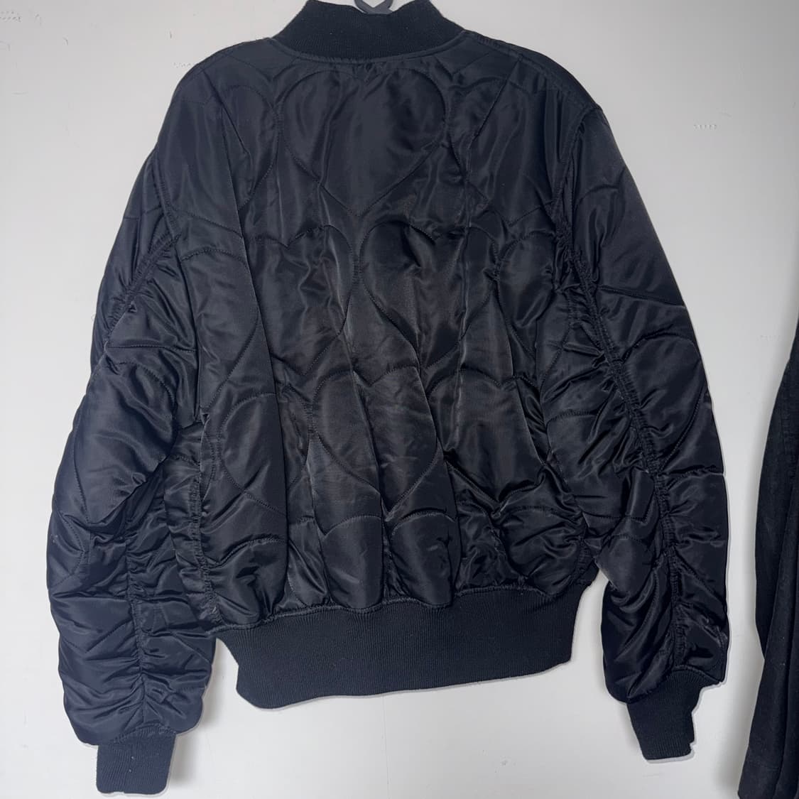 라퍼 하트 퀼팅 자켓 ma-1 상품이미지3