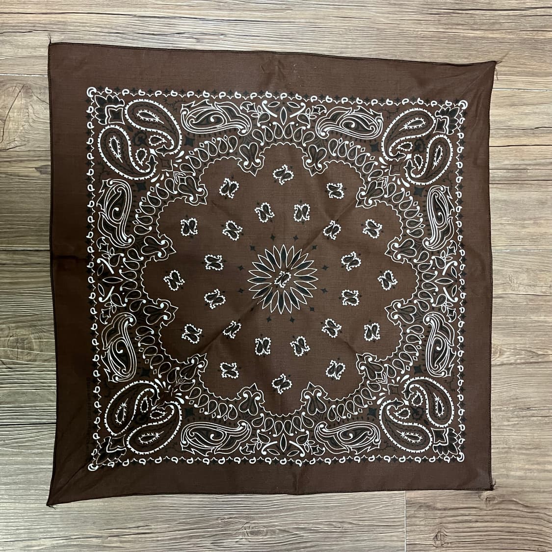 클래식 페이슬리 반다나/스카프(코코아) 상품이미지3