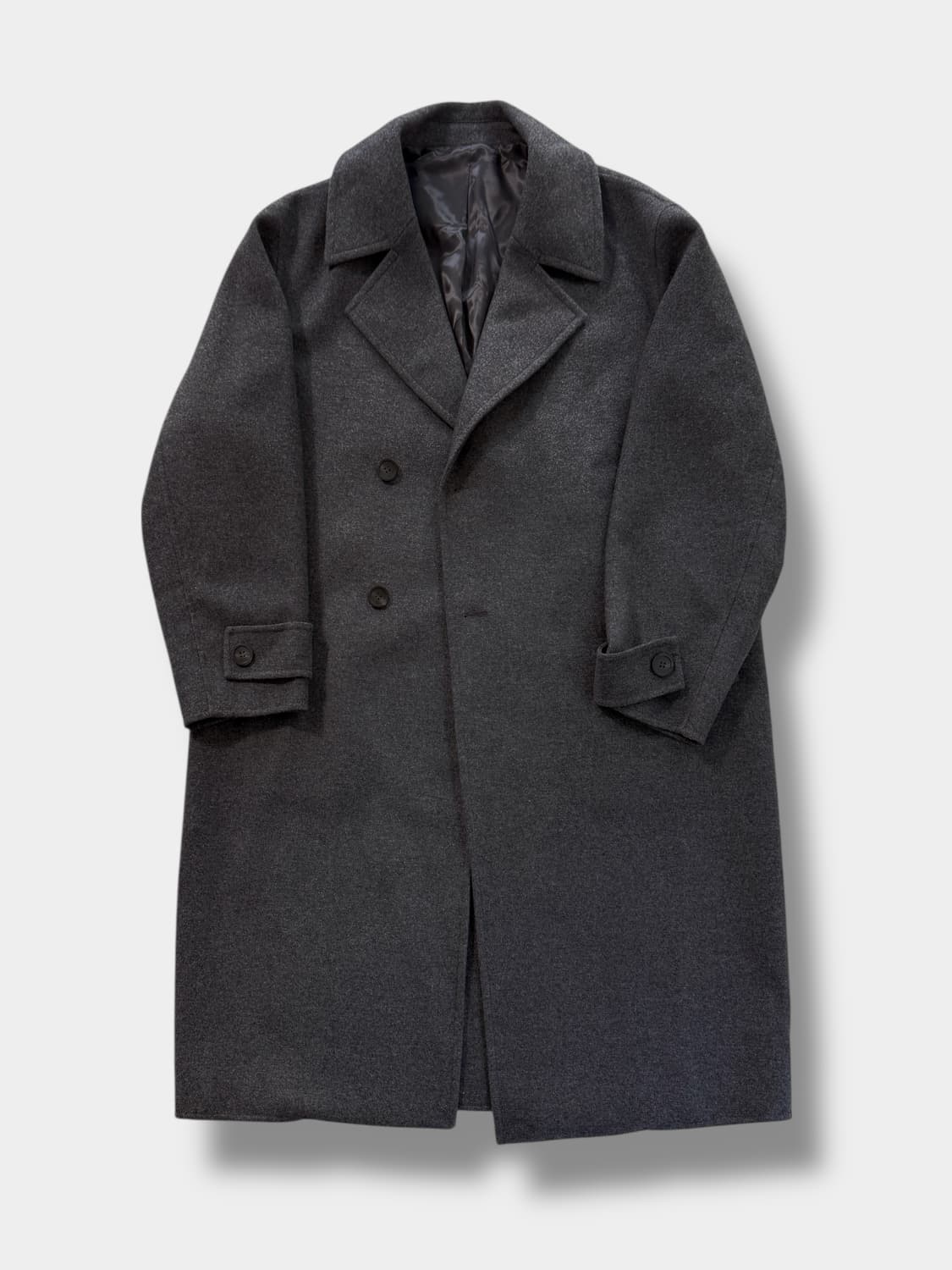 솔리드옴므 24fw 캐시미어 울 맥시 코트  상품이미지1