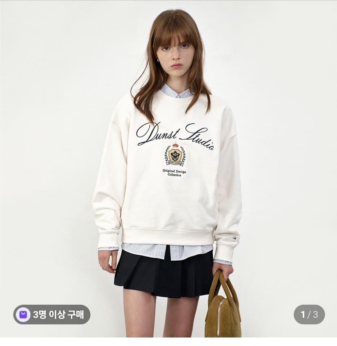 던스트 ) 새상품 • 유니클래식로고맨투맨  상품이미지1