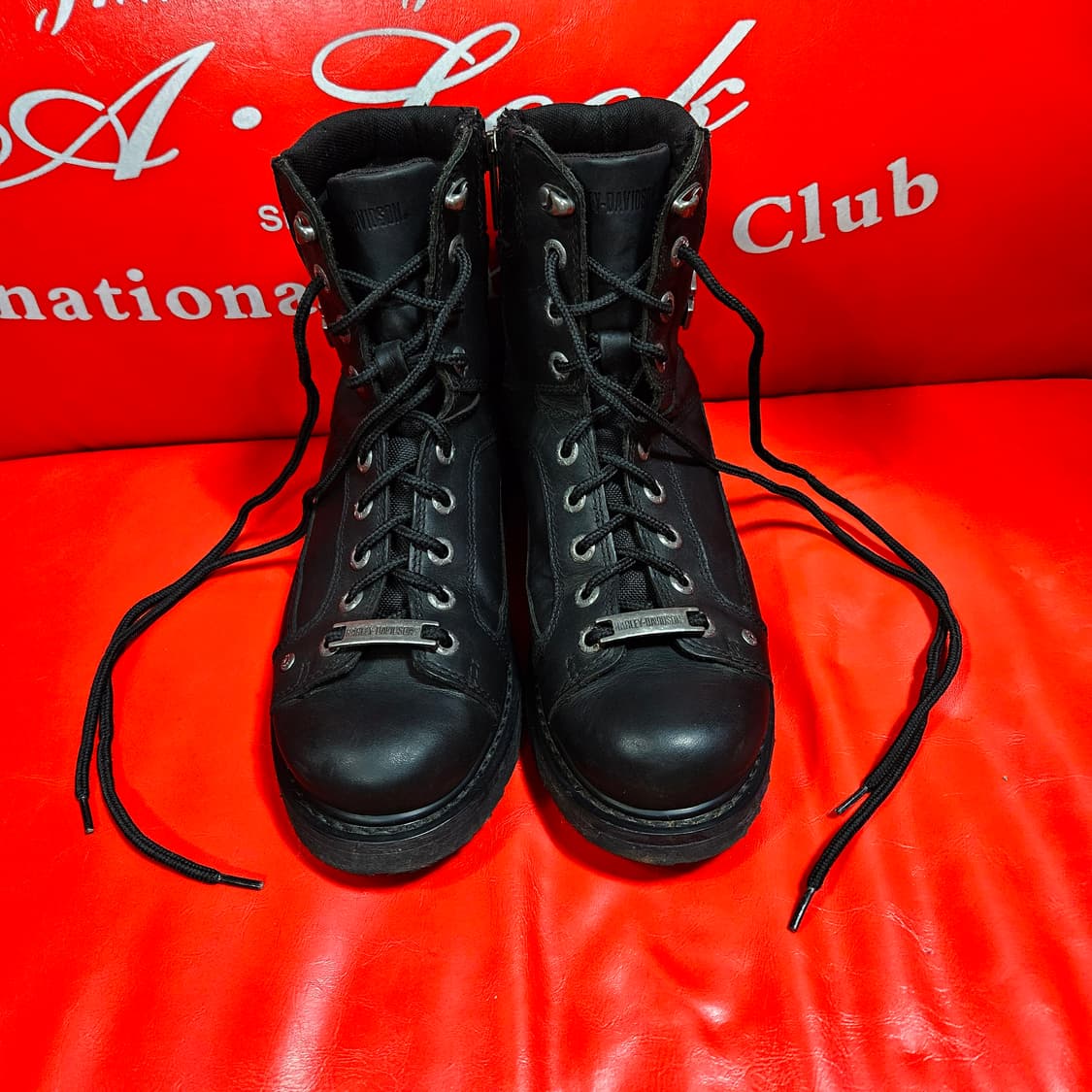 할리데이비슨 시그니쳐 스틸로고 에버콘 부츠 41size 상품이미지5