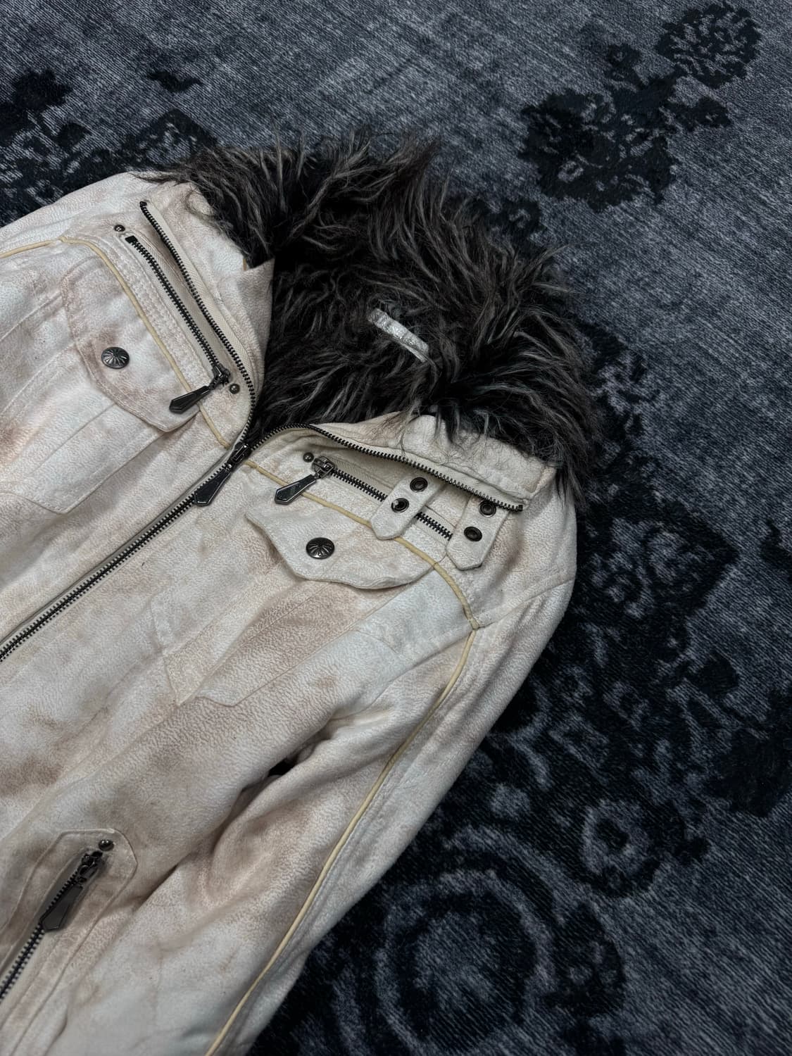 Scissors 00s vkei trimming fur jacket 상품이미지3