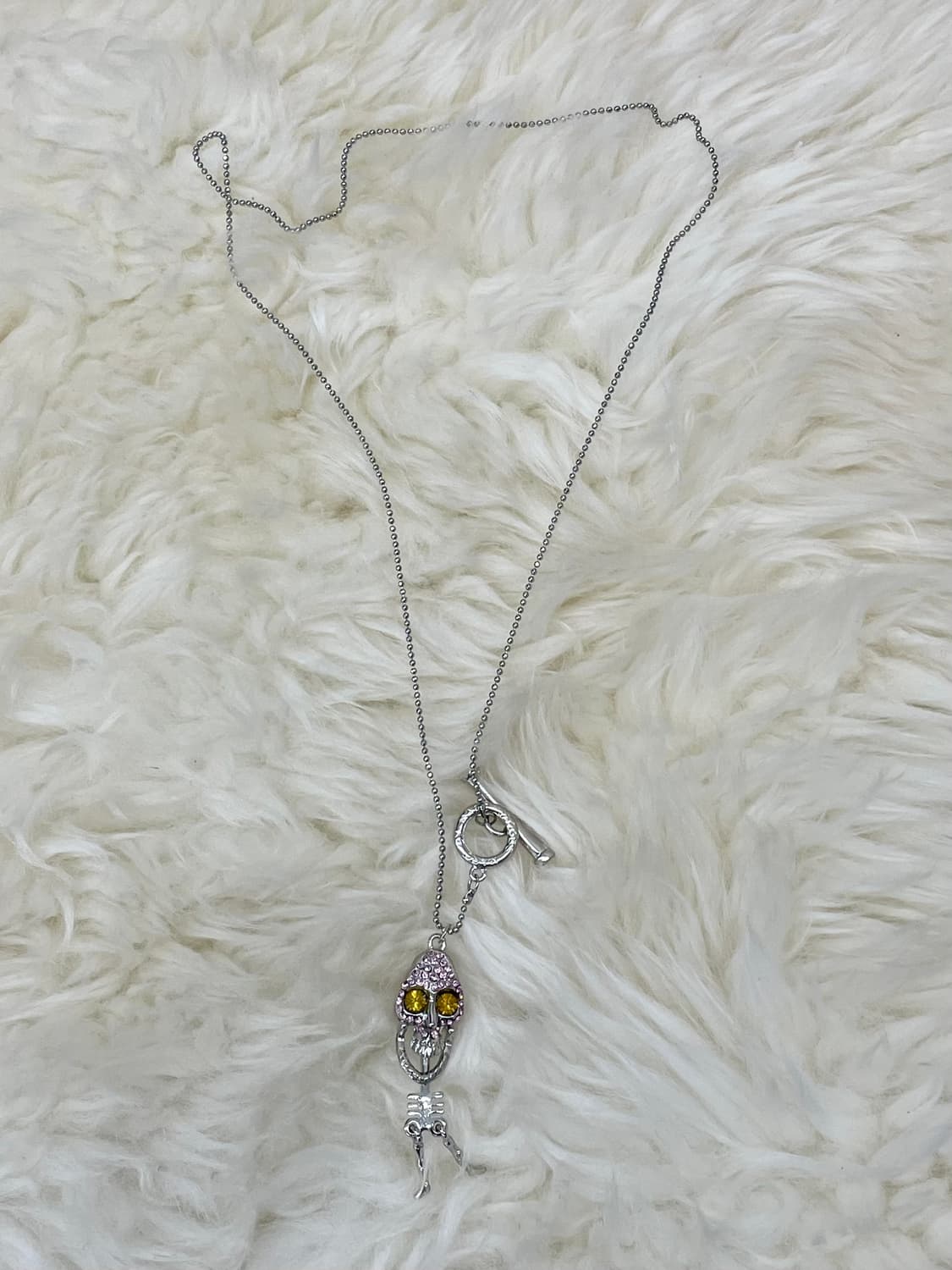 마크제이콥스 스컬 큐빅 네크리스*레어 상품이미지5