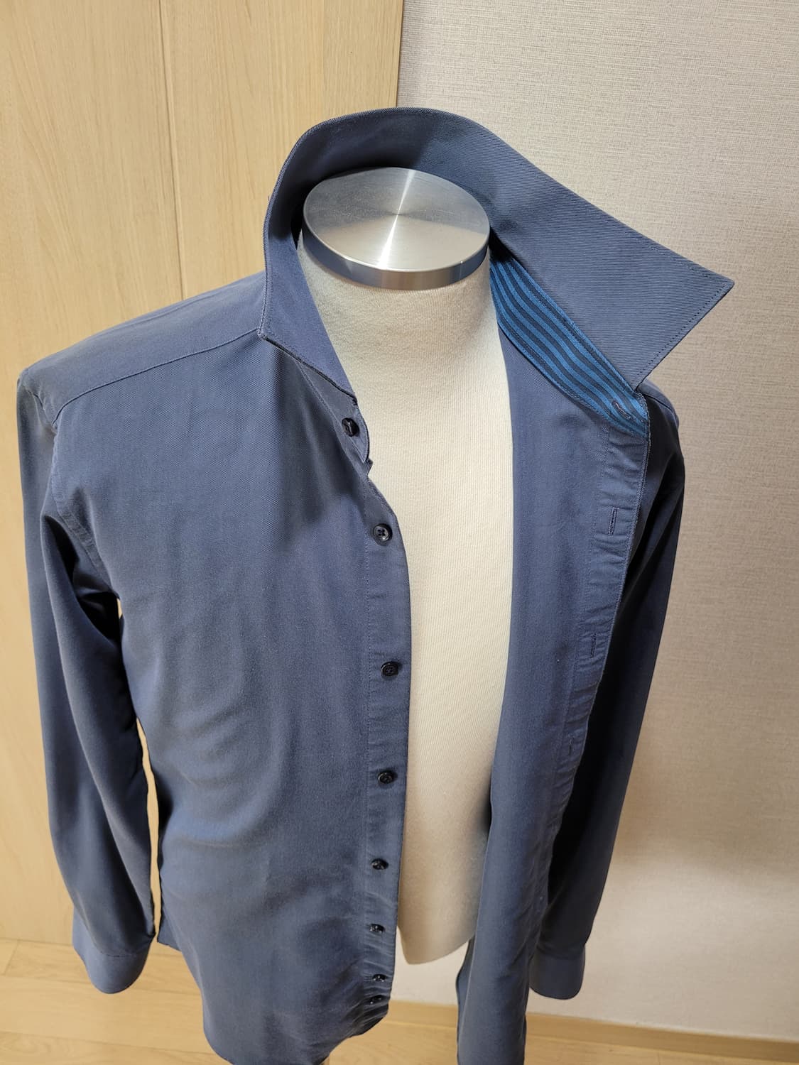 파코라반 Paco Rabanne 남자 셔츠 100 블루 상품이미지6