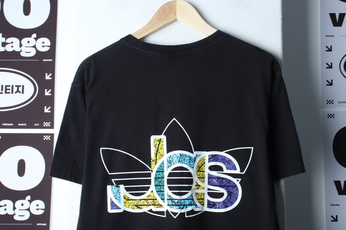 W(XL) 아디다스 반팔 티셔츠 에이징 오리지널 빅로고-H32968 상품이미지6