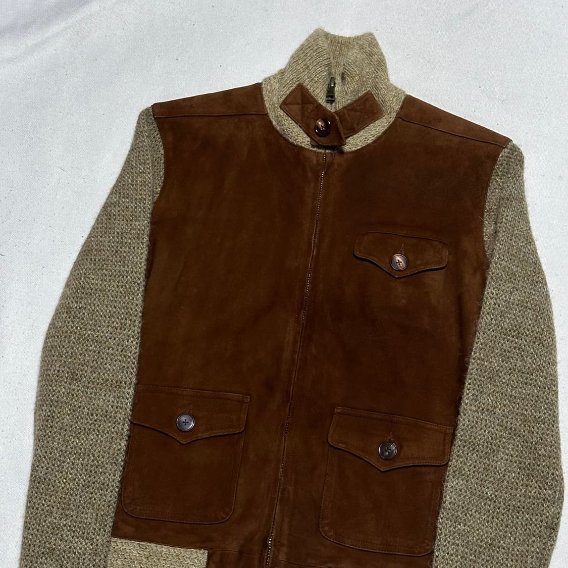 S 폴로랄프로렌 여성용 염소가죽 / 울 집업 자켓  상품이미지1