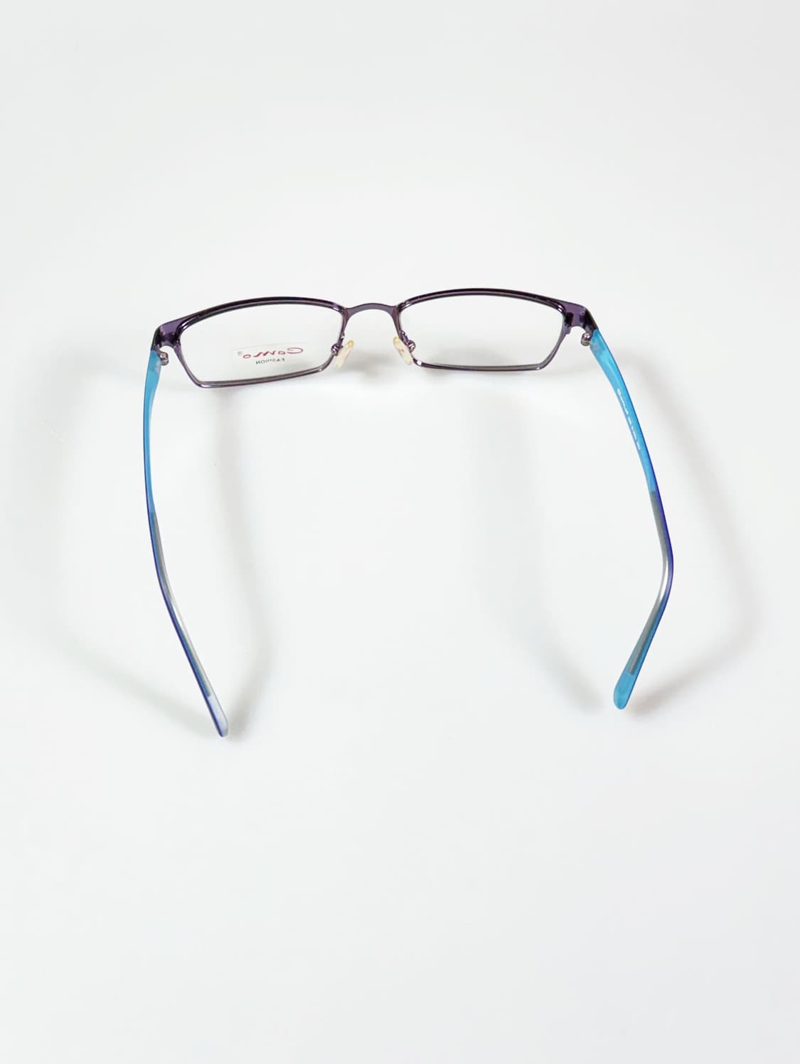 CAMO FASHION 슬림 스퀘어 메탈 프레임 빈티지 안경 상품이미지5