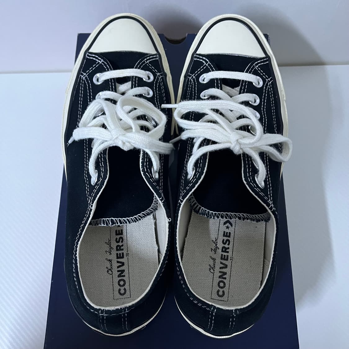 [정품, 275, 상태 우수] 컨버스 척 70 로우 블랙 상품이미지6